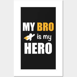 My bro is my hero, my brother is my hero,Rakhi, Raksha bandhan Posters and Art